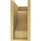 Ekena Millwork 7"W x 14"D x 14"H Classic Newport Rough Cedar Woodgrain TimberThane Corbel, Primed Tan CORUR07X14X14NEWRCPR - alternate 5
